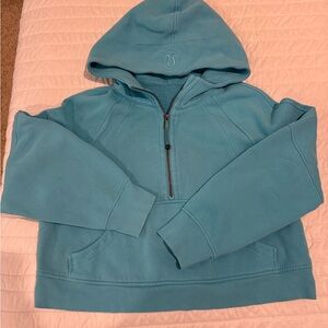 lululemon athletica Teal Half-Zip Hoodie